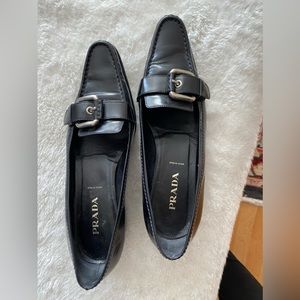 Prada Loafer size 37 - black with buckle